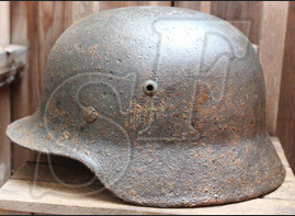 Wehrmacht helmet M35 / from Voronezh