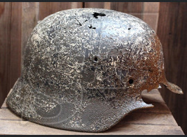 Luftwaffe helmet M40 / from Velikiye Luki