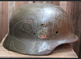 Wehrmacht helmet M35 DD / from Vyazma