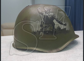 Steel helmet SSH39 from Stalingrad [Restoration]