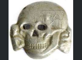 Waffen SS collar tab skull / from Pskov