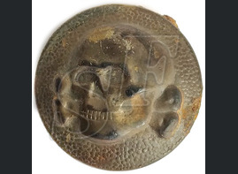 Waffen SS Totenkopf button