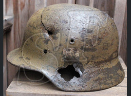 Wehrmacht helmet M40 / from Karelia