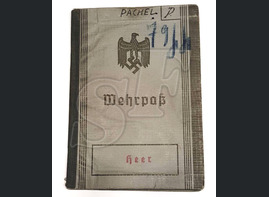 Military ID [Wehrpass] 3 Reich