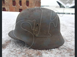 Steel helmet M35 from airfield Pitomnik