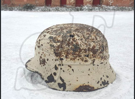 German steel helmet M40 from village Rossoshka
