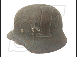 German steel helmet M35 from village Marinovka