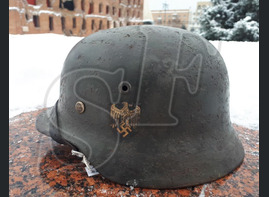 German steel helmet M40 from Karelia