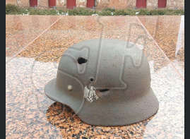 German steel helmet M40 from Stalingrad