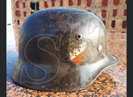 German steel helmet M35 from city of Kalach-on-Don