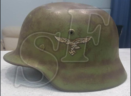German steel helmet M35 "Luftwaffe" [Restoration]