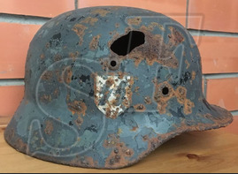 German steel helmet M35 "SS Division Das Reich"