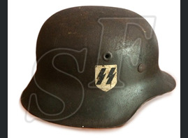 German helmet M42 SS from Normandy