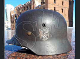 German helmet M35 from village Peskovatka