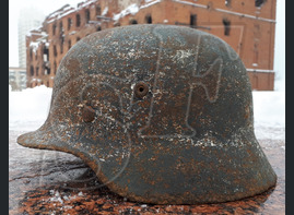 German helmet M40 from Mtsensk