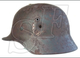 German helmet M35 from village Marinovka