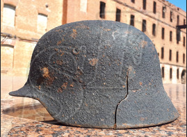Steel helmet М40 from Leningrad