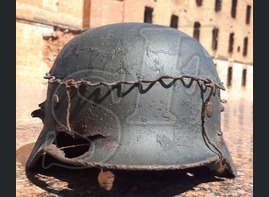 German helmet М35 from village Gorkovsky