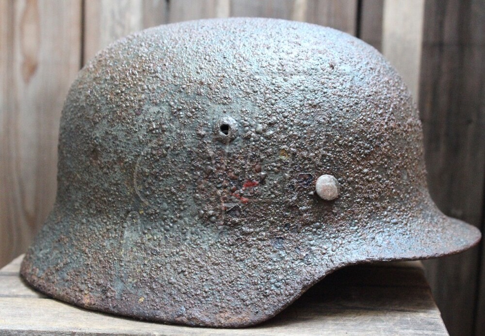 German helmet М35 from Smolensk