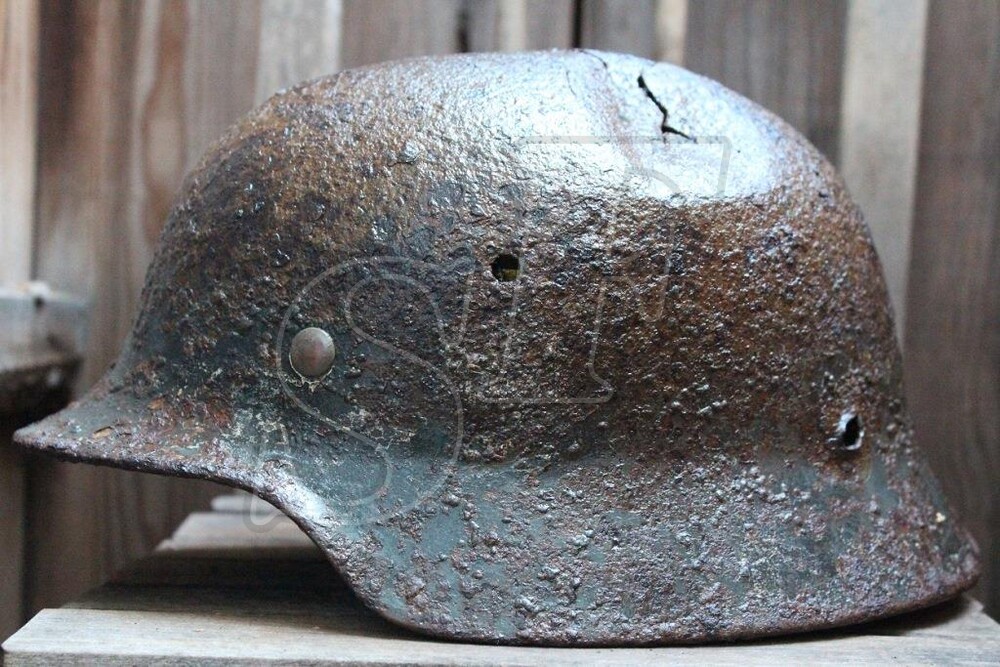German helmet M35 from Koenigsberg