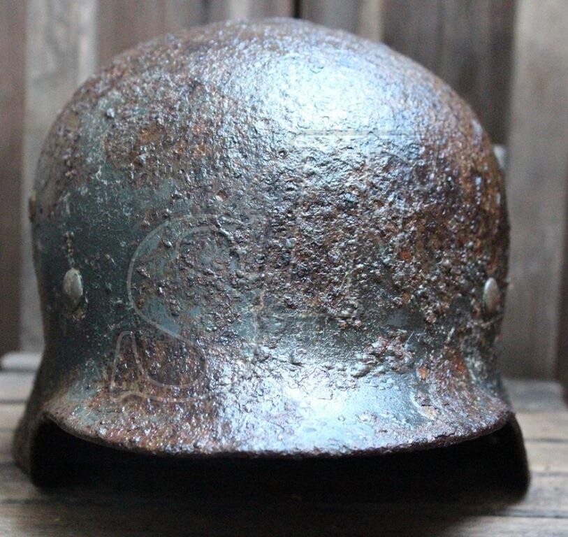 German helmet M35 from Koenigsberg