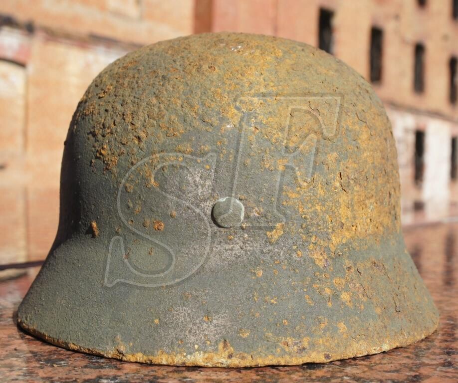 German helmet M35 from Gorodishche district of Stalingrad