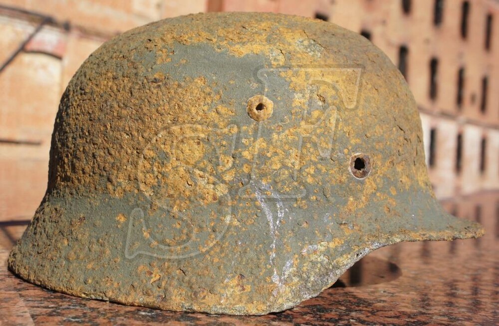 German helmet M35 from Gorodishche district of Stalingrad