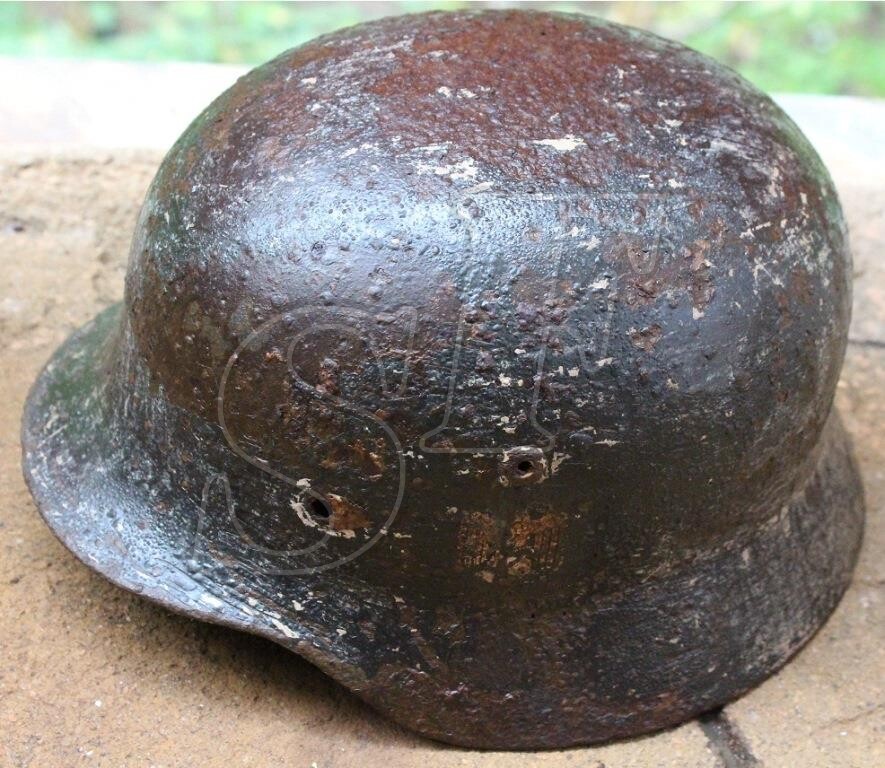 German helmet M35 from Karelia