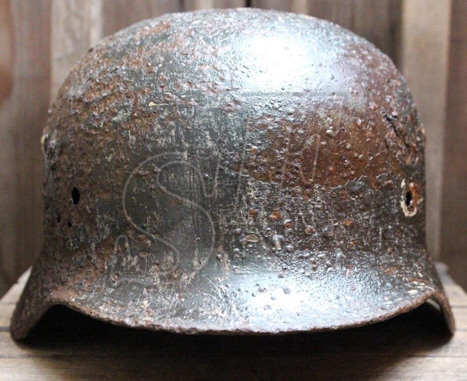 German helmet M35 from Karelia
