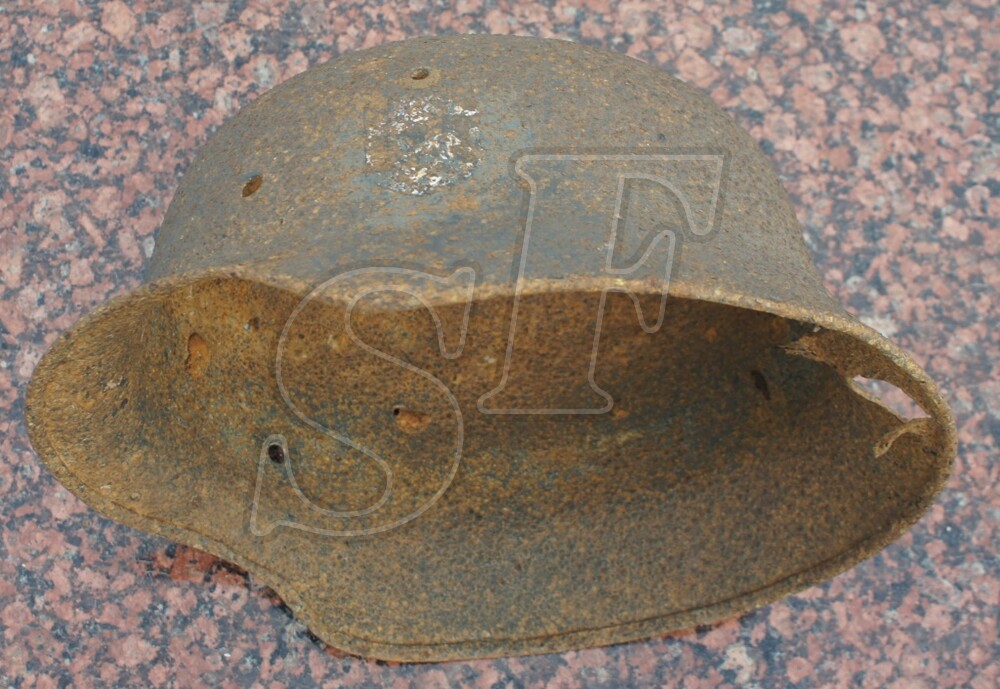 German helmet M40 / village Zapadnovka