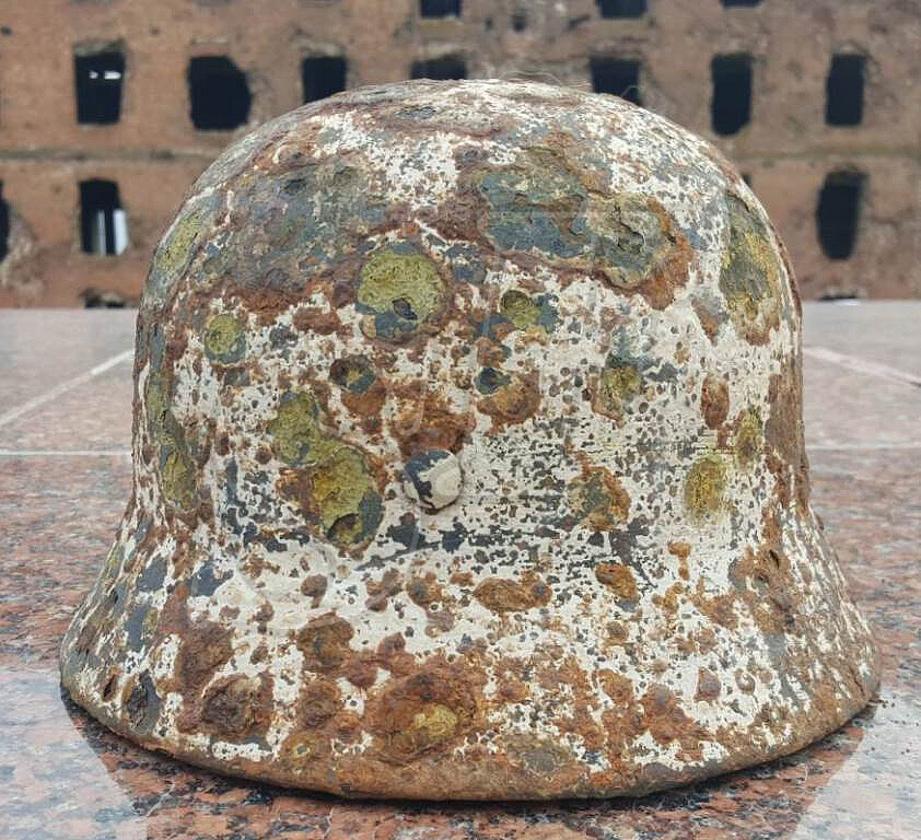 German helmet M35 WW2 military artifact