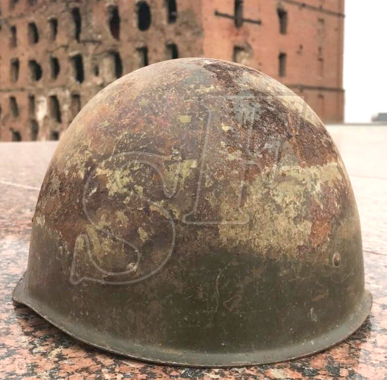 Soviet Helmet Ssh 40 From Krasny Oktyabr Stalingrad Steel Plant