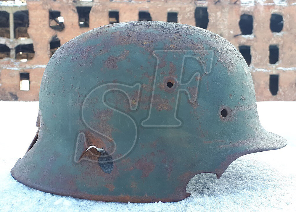 Helmet М40 / from Stalingrad