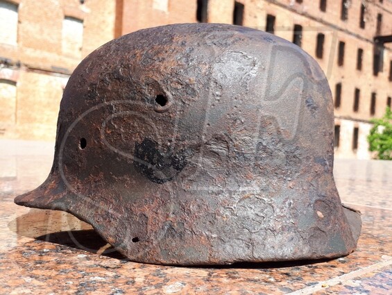 Steel helmet M40 from village Kuzmichi