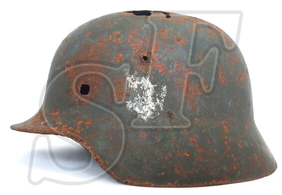 German helmet М35 from airfield Pitomnik