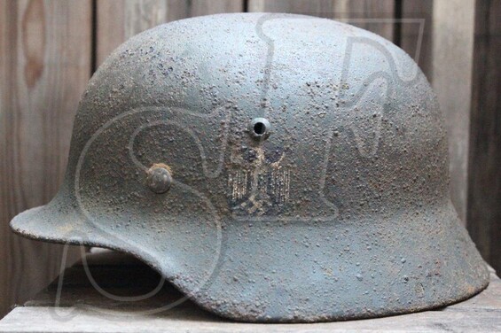 German helmet М35 from Sevastopol