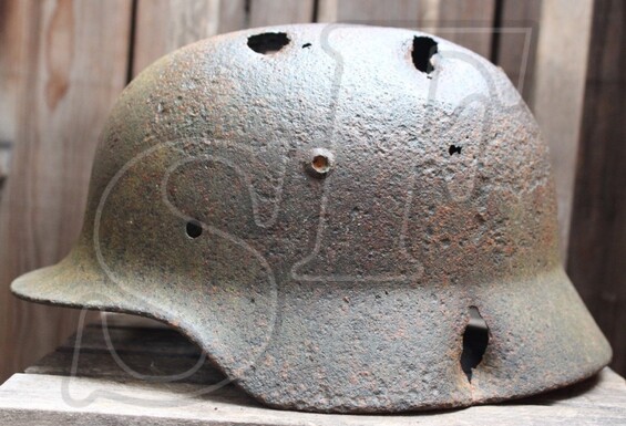 German helmet М35 from Sevastopol