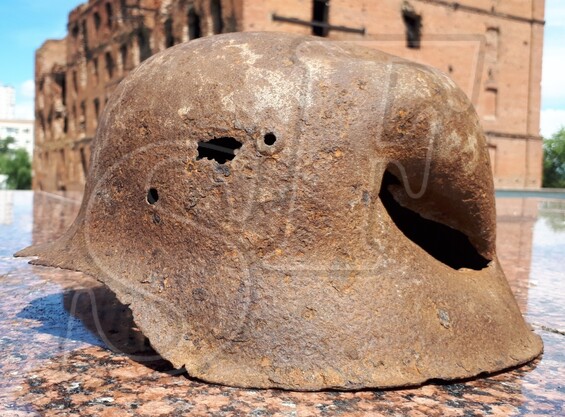 German helmet М42 from Kursk