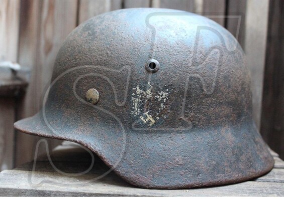 German helmet М35 from Stalingrad