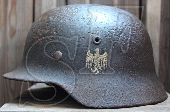 German helmet М40 from Leningrad