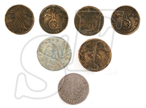 Set of 7 coins