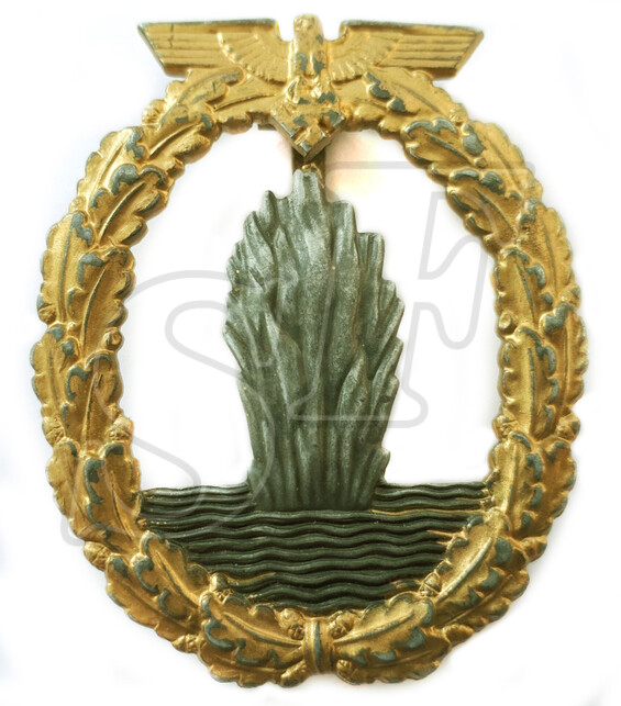 Minesweeper War Badge from catalog "The Kriegsmarine Awards" S.Weber/G.R.Skora