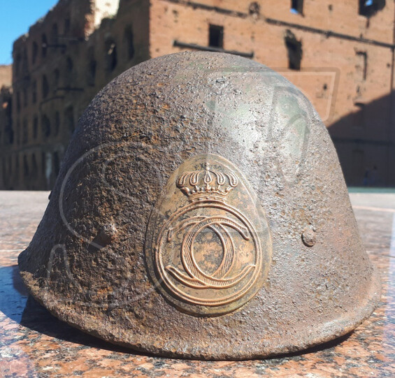 Romanian helmet from Stalingrad