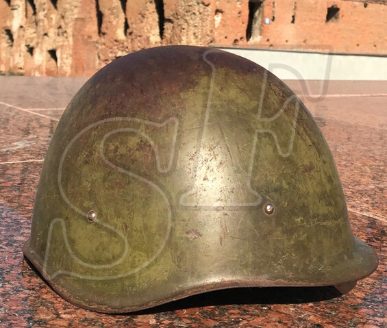 Soviet helmet SSh-40 from Stalingrad