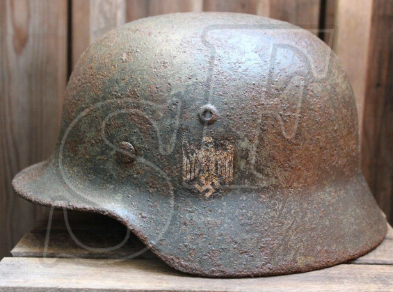 German helmet М40 from Taganrog