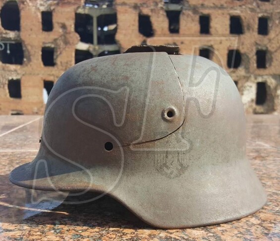Steel helmet M40 from Stalingrad