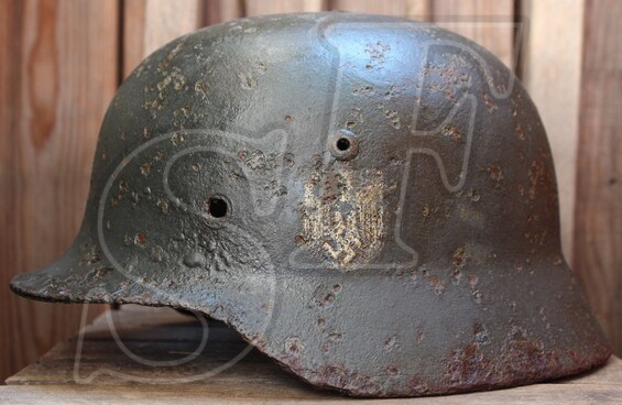 German helmet М40 from Psckov region