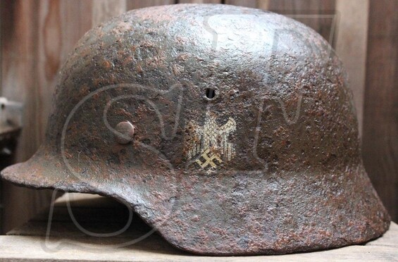 German helmet М35 from Tver region