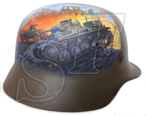 Steel helmet M35 from Stalingrad (Restoration)
