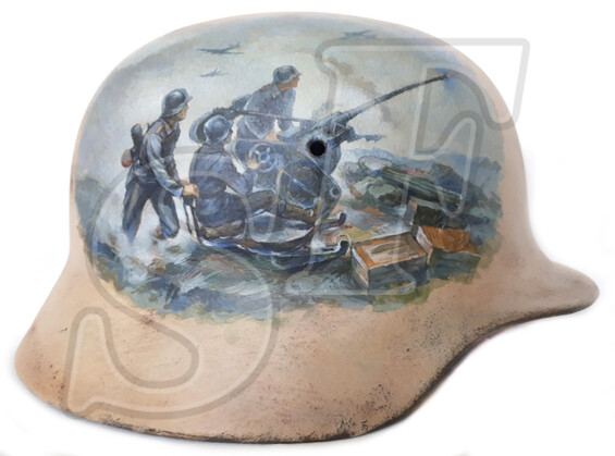 Steel helmet M-40 Stalingrad [Restoration]